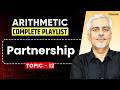 Arithmetic | Session 12: Partnership | CAT 2026 | Arithmetic Playlist