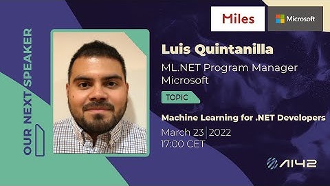 Machine Learning for .NET Developers