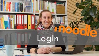 Arbeiten mit Moodle (2): Login