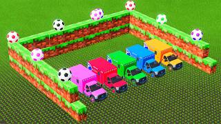 RAINBOW AMBULANCE RESCUE!  Rescue Mission at the Minecraft Farm!