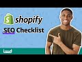 The Ultimate Shopify SEO Checklist for Generating Traffic