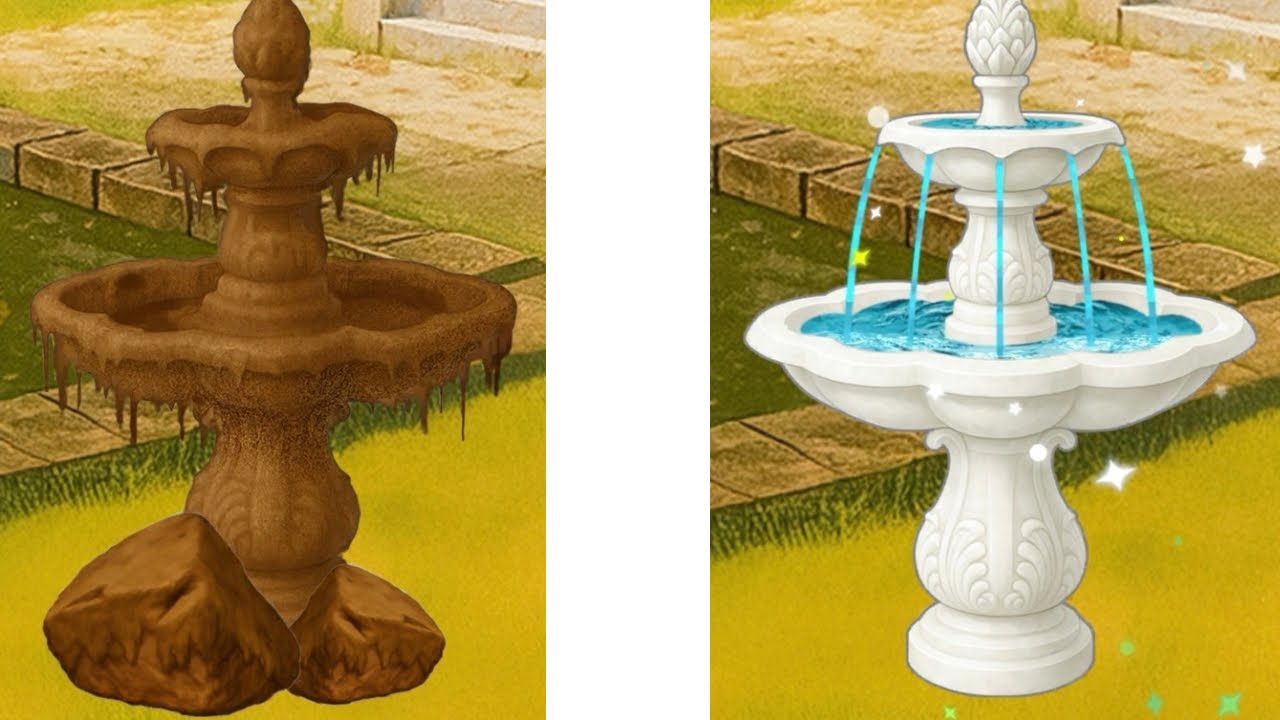 Extreme Fountain Restoration | Dirty to Clean Transformation | Satisfying Before & After