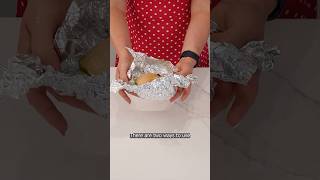 Which side of aluminum foil should be used for what