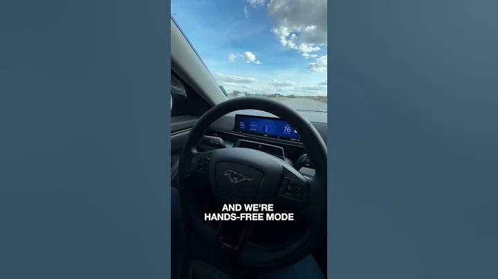 Ford Mustang Mach-E! | BlueCruise Hands-free Driving
