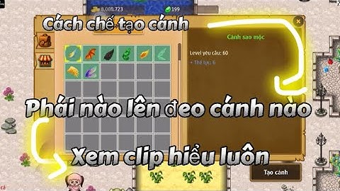 Làng hải tặc FNS- Cách chế tạo cánh phái nào đeo cánh nào ae xem hiểu ngay 