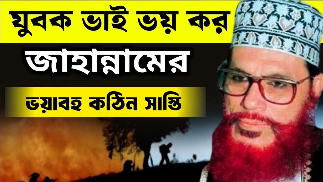 যুবক ভাই ভয় কর জাহান্নামের ভয়াবহ কঠিন সাস্তি | Allama Delwar Hossain saidi waz | bangla waz