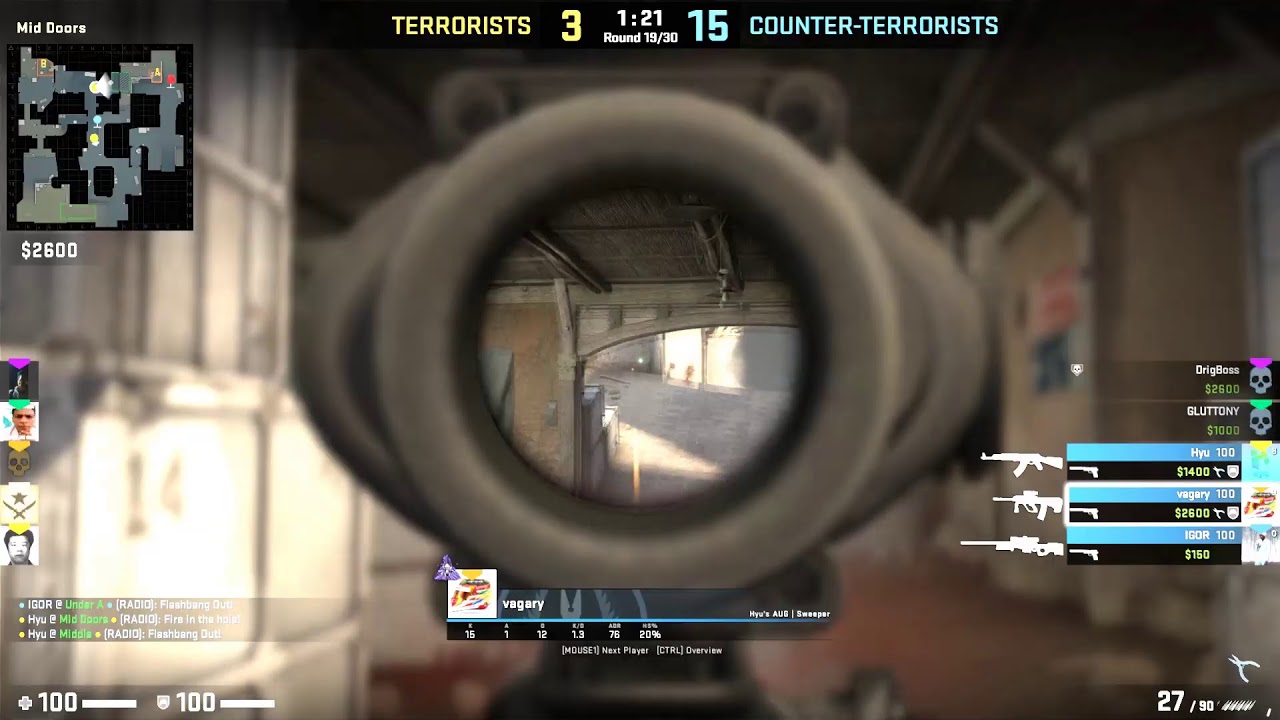 ANT ESPORTS GM270W gaming in CS GO