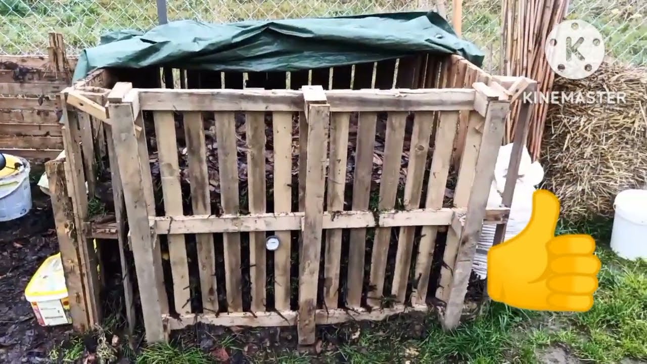 kompostowanie na gorąco, porównanie temperatur dwóch pryzm