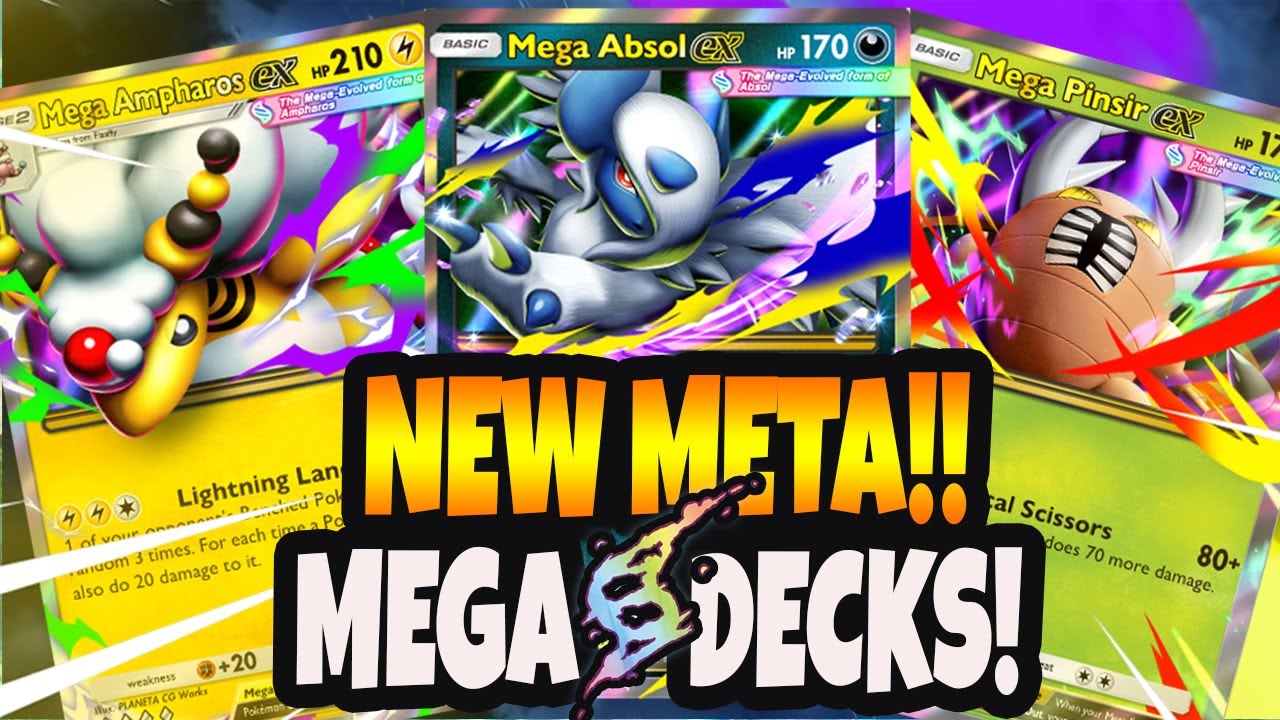 НОВЫЕ колоды! Новые МЕГАпокемоны! Новая мета! Расширение Mega Rising! Карманная ККИ Покемон