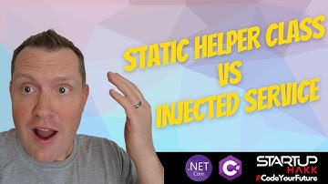 Static Helper Class vs. Injected Service Every Developer Must Know | HOW TO - Code Samples
