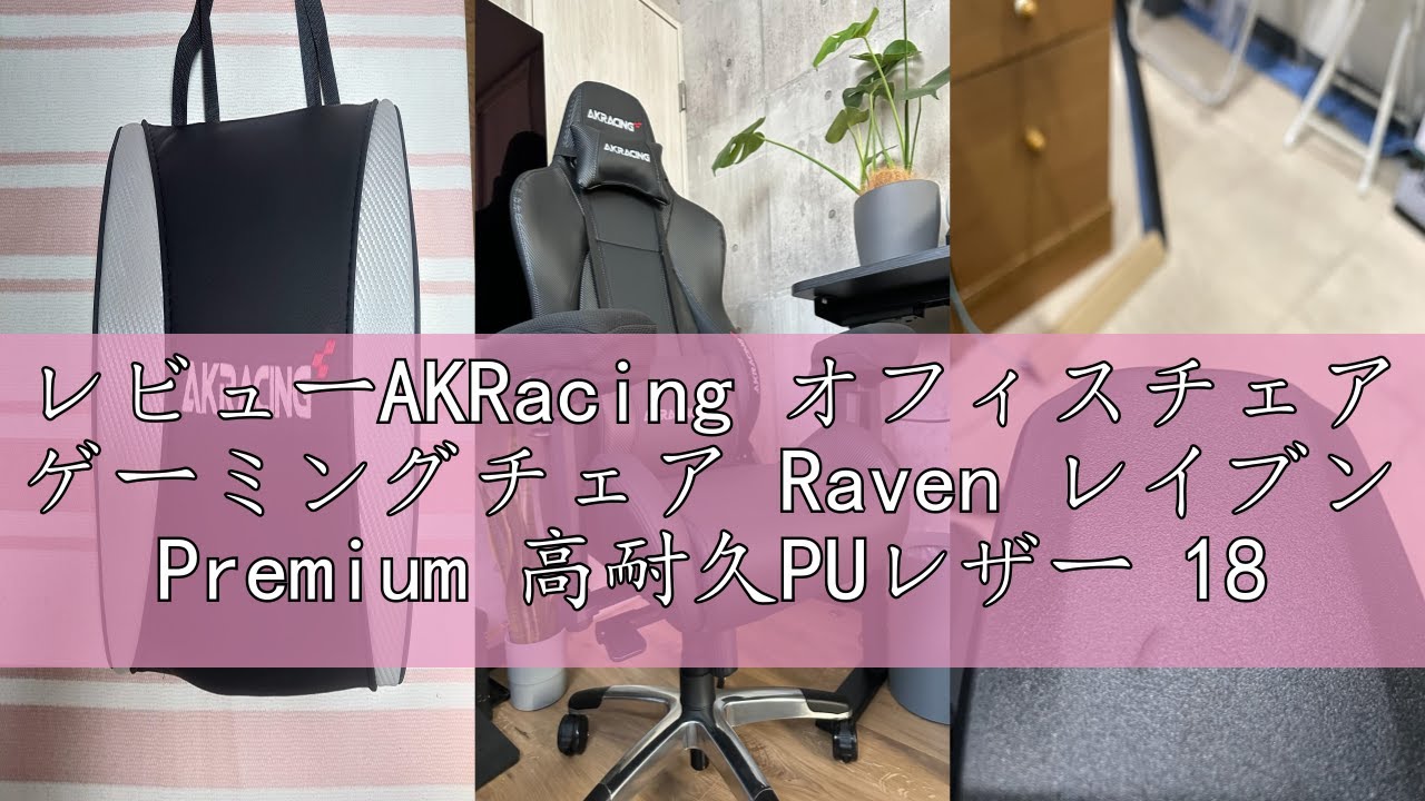 レビューAKRacing オフィスチェア ゲーミングチェア Raven レイブン 