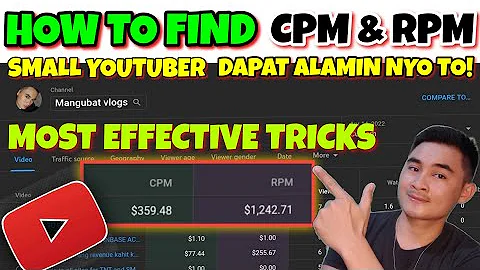 How to find CPM & RPM in your videos | cash cow youtube channel | youtube automation