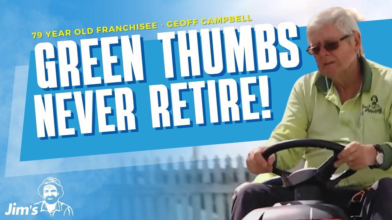 Inspiring franchisees, meet 79 year old Jim's Mowing franchisee Geoff Campbell!