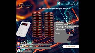 🎉 Upgrade Your Business with Retekess TD158! 🎉