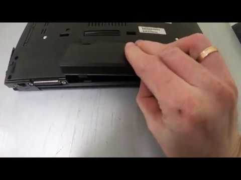 How to change battery Fujitsu LifeBook E8310 - YouTube