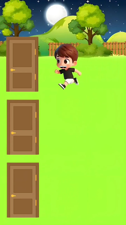 My mother hid behind the door 🧟‍♂️ #shorts #funny #cartoon #animation #viral
