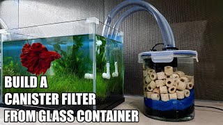 How To Make a Canister Filter For Aquarium