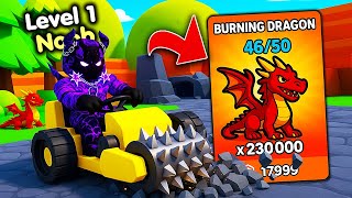 картинка: Начинаем заново как НУБ с ЛУЧШИМ ПИТОМЦЕМ в Stone Miner Evolution! (Roblox)