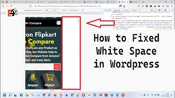 How to fix White space on WordPress Website