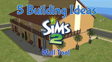 5 Ideas of the Wall Tool! The Sims 2 Building Tutorial