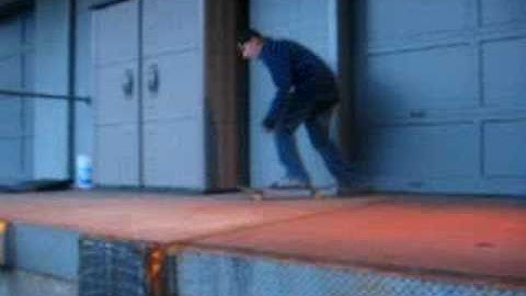 Kickflip off Loading Dock