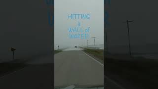 Hitting Heavy Rain At 65 Mph