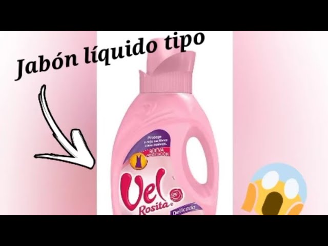 Como preparar jabón líquido tipo Vel Rosita? ? - YouTube
