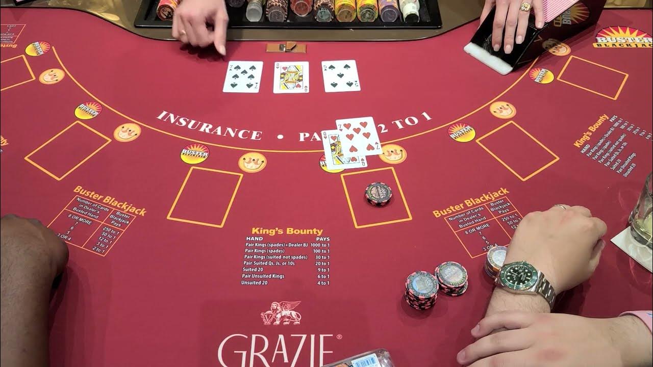 PURE CHAOS Erupts At The Blackjack Table in Vegas! YouTube