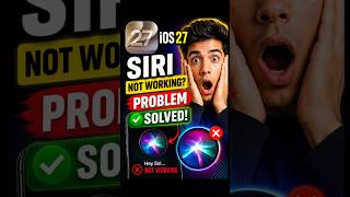 🚨 iOS 27 Beta Siri Not Working? Fix It in 30 Seconds! ✅ #shortvideo #shorts #youtubeshorts #ytshorts