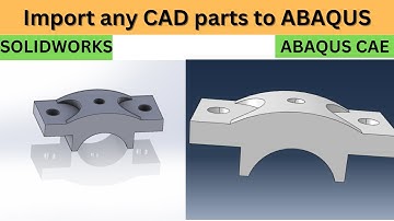 Import CAD Model to ABAQUS CAE | Import part |