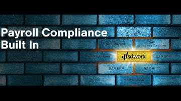 Compliance - SD Worx Payroll Principles for SAP HXM users