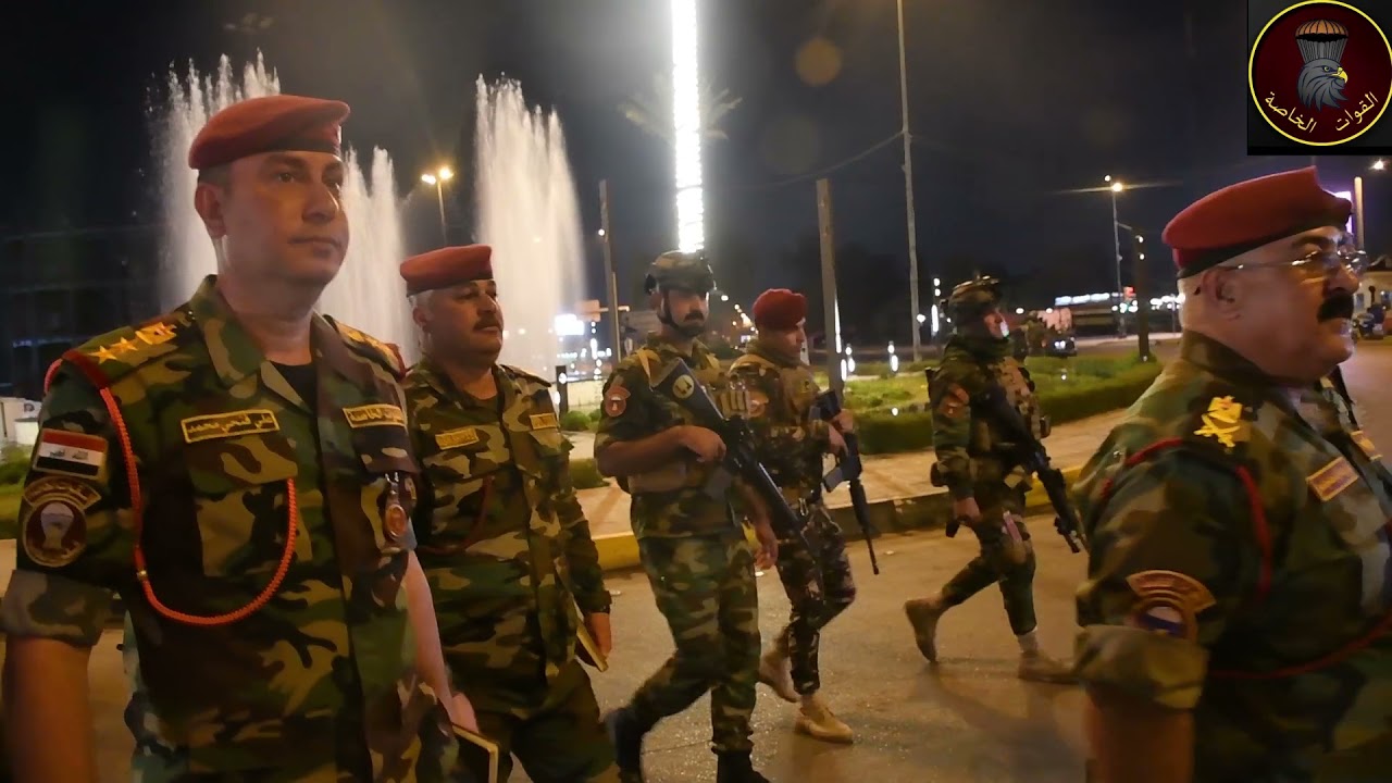 تفقد آمر آمري القوات الخاصة اللواء علي عبد الواحد القطاعات الماسكة لحماية زوار الامام موسى ابن جعفر