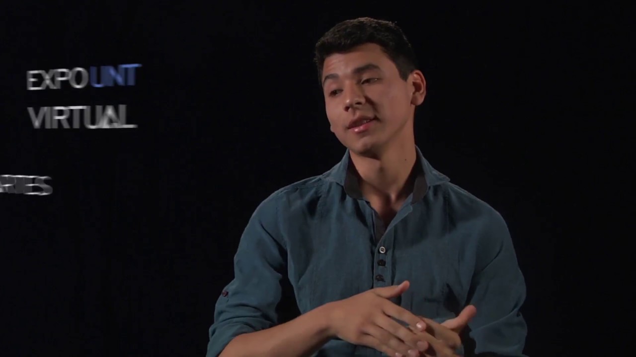 Estudiante del Profesorado de Artes Visuales  Esteban Gómez