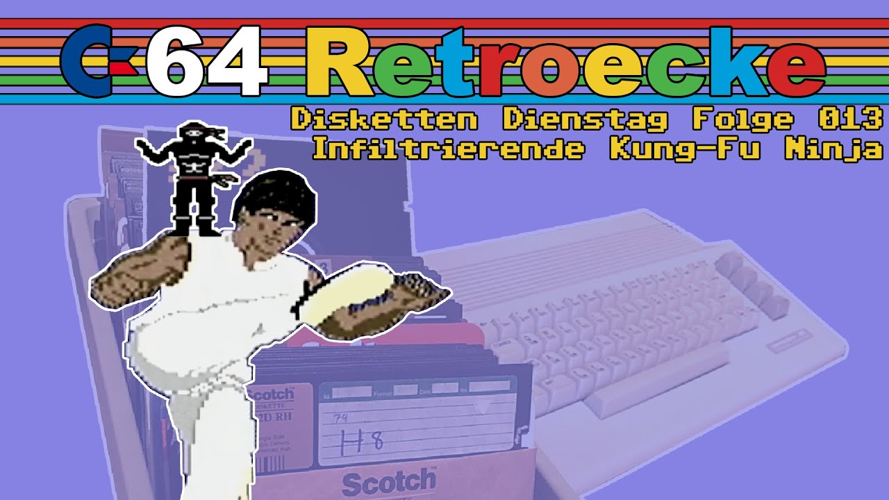 Disketten-Dienstag: infiltrierende Kung-Fu Ninja - Ich erforsche eine Diskettenbox - 013