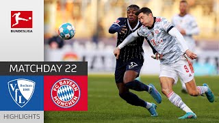 Vfl Bochum - Fc Bayern München 4-2 Highlights Matchday 22 Bundesliga 202122