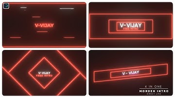 4 In One Morden Intro || Free Intro Preset For Alight Motion - Direct Link :)