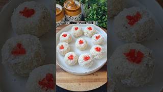 *Nariyal Ladoo* = coconut ladoo. Soft, sweet done in 15 mins. #shorts #asmr #coconut #mango #viral