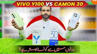 Vivo y100 vs Tecno camon 30 Detailed Comparison