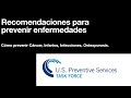 Prevención de enfermedades - ¿Cómo realizarla? - Prevenir Cáncer, Infartos, Infecciones.