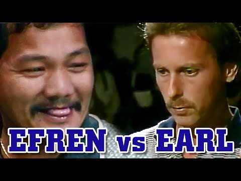 Efren Reyes vs Earl Strickland's LEGENDARY MATCH UP!