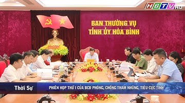Phiên họp thứ nhất của BCĐ phòng, chống tham nhũng, tiêu cực tỉnh Hòa Bình