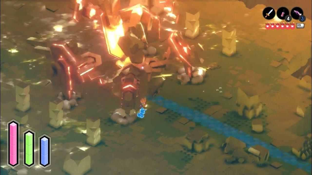 Tunic - Siege Engine Boss Fight - YouTube