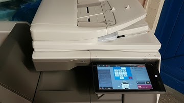 A4 Booklet With Front Cover Sharp MX-3050, 3060 And MX-3070 Range