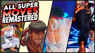 All Super Moves of Ryu 1994  2023 Evolution Remastered