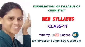New Syllabus of Chemistry- Class-11# NEB Syllabus