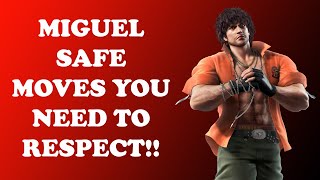 Tekken 7 Miguel safe moves   frame data