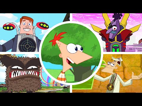 Phineas and Ferb: Across the 2nd Dimension - All Bosses + Ending