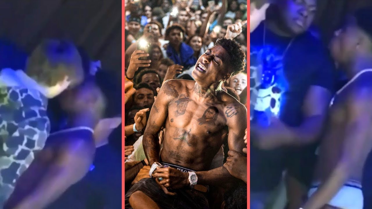 YoungBoy Never Broke Again's Security Tosses Fan Off Stage