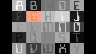 Artistic Alphabet, Color Series, G