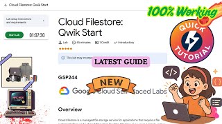 Cloud Filestore: Qwik Start | QUICK GUIDE #GSP244 #qwiklabs #arcade_facilitator